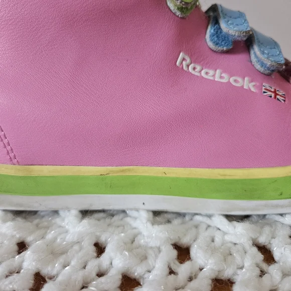 Reebok Classic Remix Straptastic Pastel High Top Sneaker Womens Size 7.5 - Picture 8 of 15